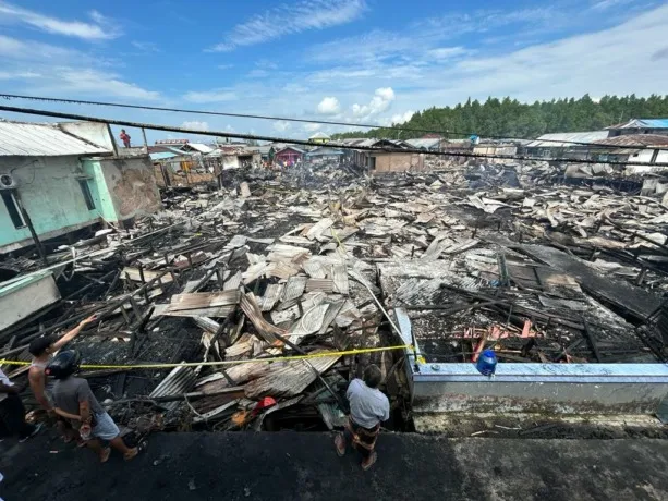 Penyebab Kebakaran yang Menghanguskan 19 Rumah di Kelurahan Selumit Pantai