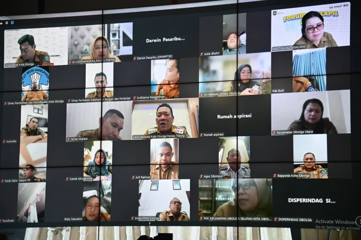 Rapat Persiapan Gerbang Harapan 2025 Dipimpin Wakil Wali Kota Sibolga