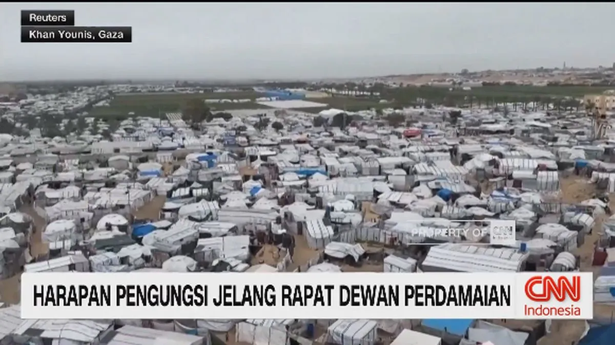 Pengungsi Gaza Harapkan Rekonstruksi Usai Rapat Dewan Perdamaian