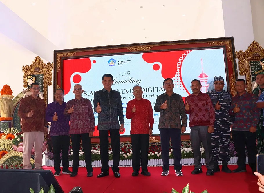 Gubernur Koster Luncurkan 30 Channel TV Digital dari Turyapada Tower untuk Layanan Informasi Berkualitas