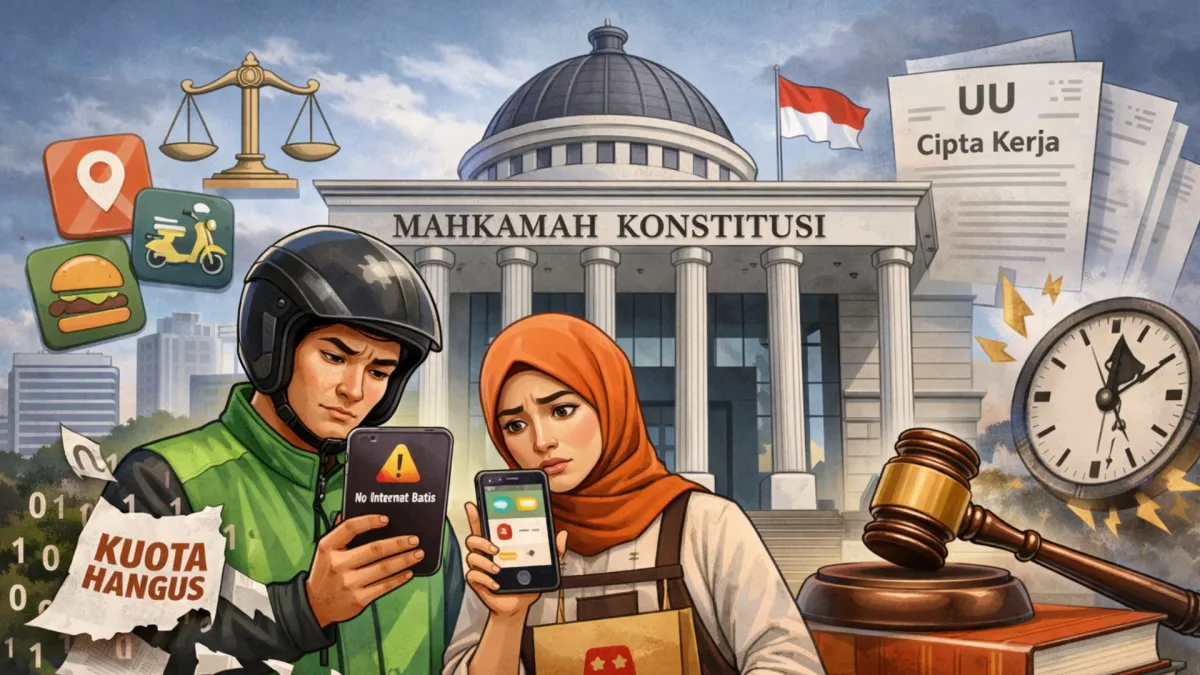 Gugatan Konsumen Terhadap Kebijakan Hangus Kuota Internet Diajukan ke MK