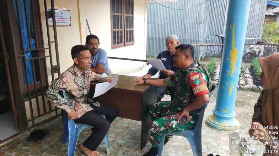 Babinsa Sungai Raya Dorong Toleransi Antar Umat Jelang Ramadhan