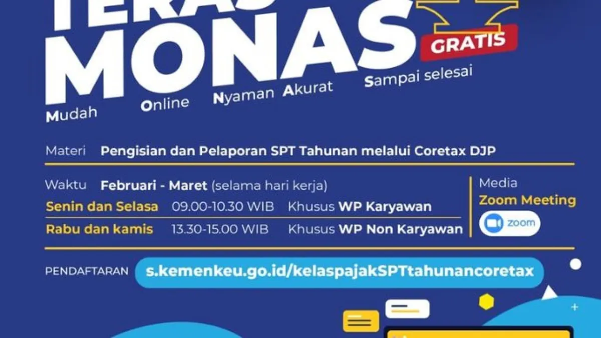 Kanwil DJP Jakarta Pusat Luncurkan TERAS MONAS untuk Edukasi dan Asistensi SPT Tahunan Secara Online