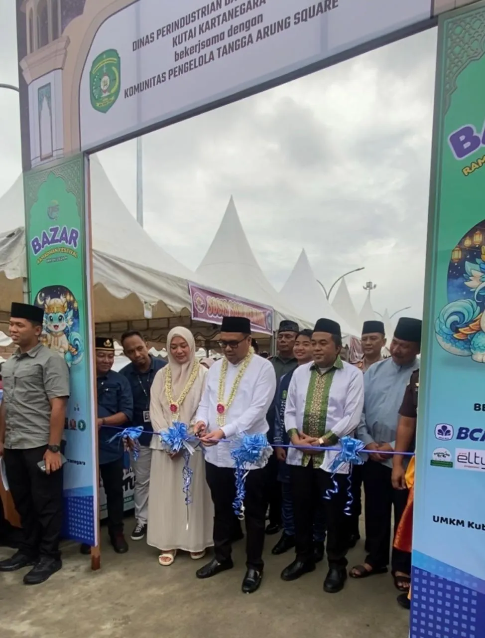 Bazar Ramadan di Tenggarong Resmi Dibuka, Bupati Dukung Peningkatan UMKM