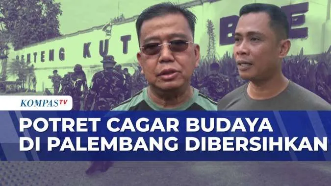 Pembersihan Benteng Kuto Besak oleh TNI dan Pemerintah Kota Palembang