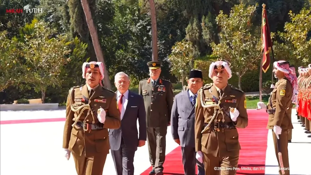 Kunjungan Kenegaraan Prabowo ke Yordania Disambut Hangat Raja Abdullah II