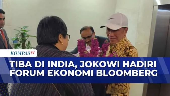 Jokowi Hadiri Forum Ekonomi Bloomberg di New Delhi