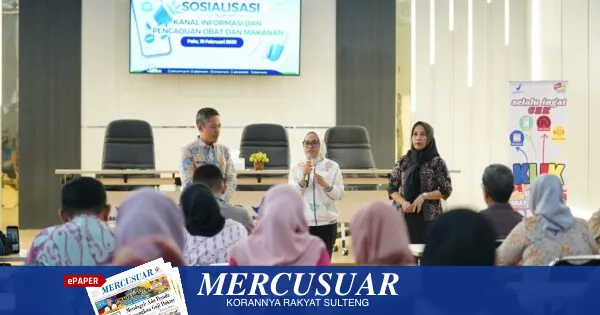 Palu Dinobatkan Sebagai Kota Pangan Aman oleh Balai POM