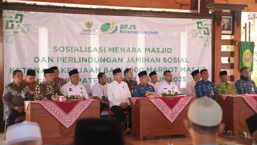 Program Jaminan Ketenagakerjaan Pertama bagi Marbot Masjid di Bantul