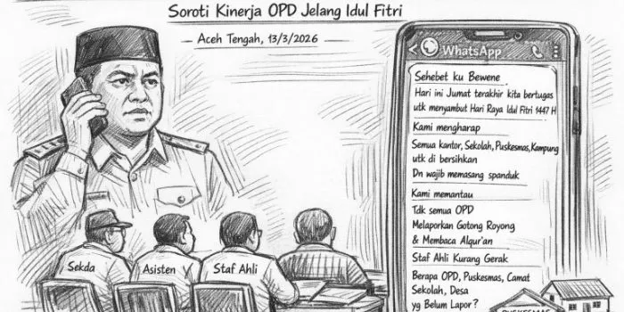 Pesan Diduga Milik Bupati Aceh Tengah Beredar di Media Sosial, Soroti Kinerja OPD Jelang Idul Fitri