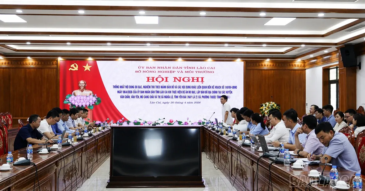 Kesepakatan Proyek Survei dan Pemetaan Kadaster di 27 Komune dan Kelurahan Provinsi Lao Cai