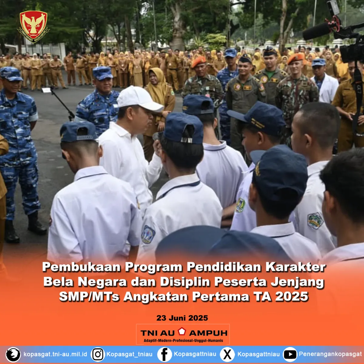 Pembukaan Program Pendidikan Karakter dan Disiplin untuk SMP/MTs di Subang