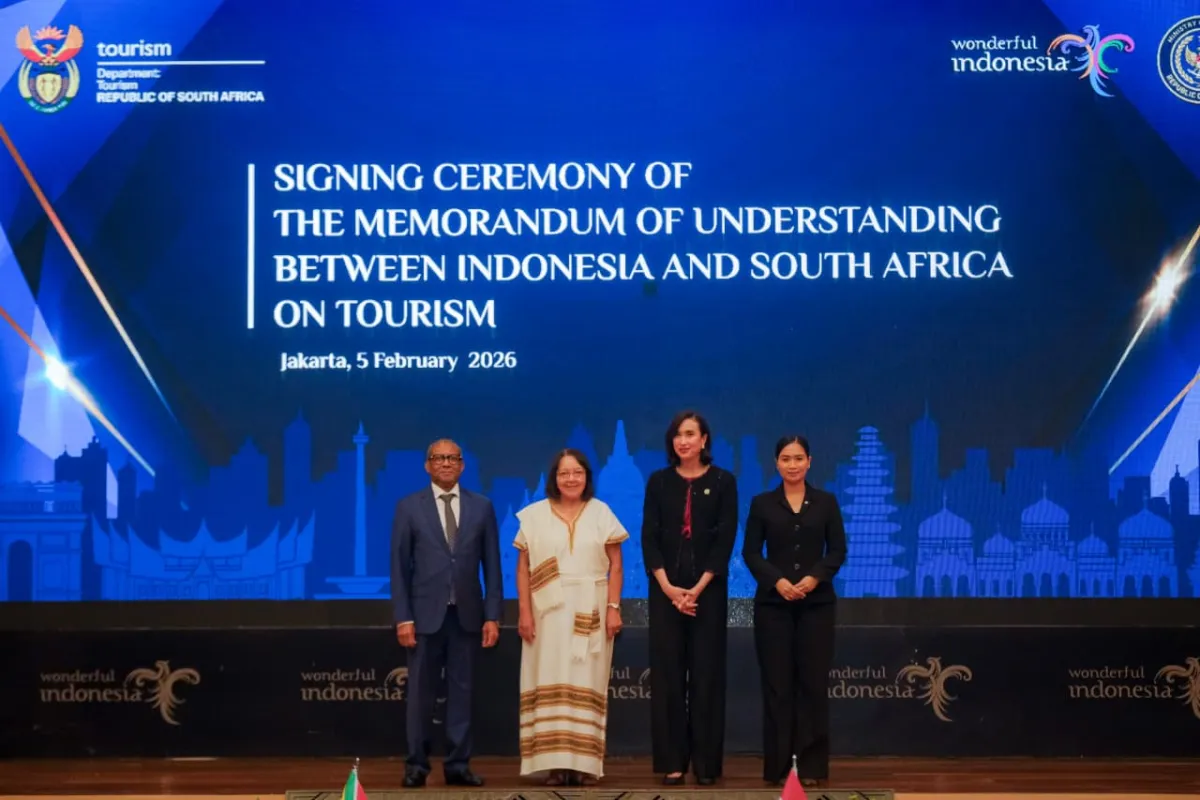 Indonesia dan Afrika Selatan Perkuat Kerja Sama Pariwisata Melalui MoU