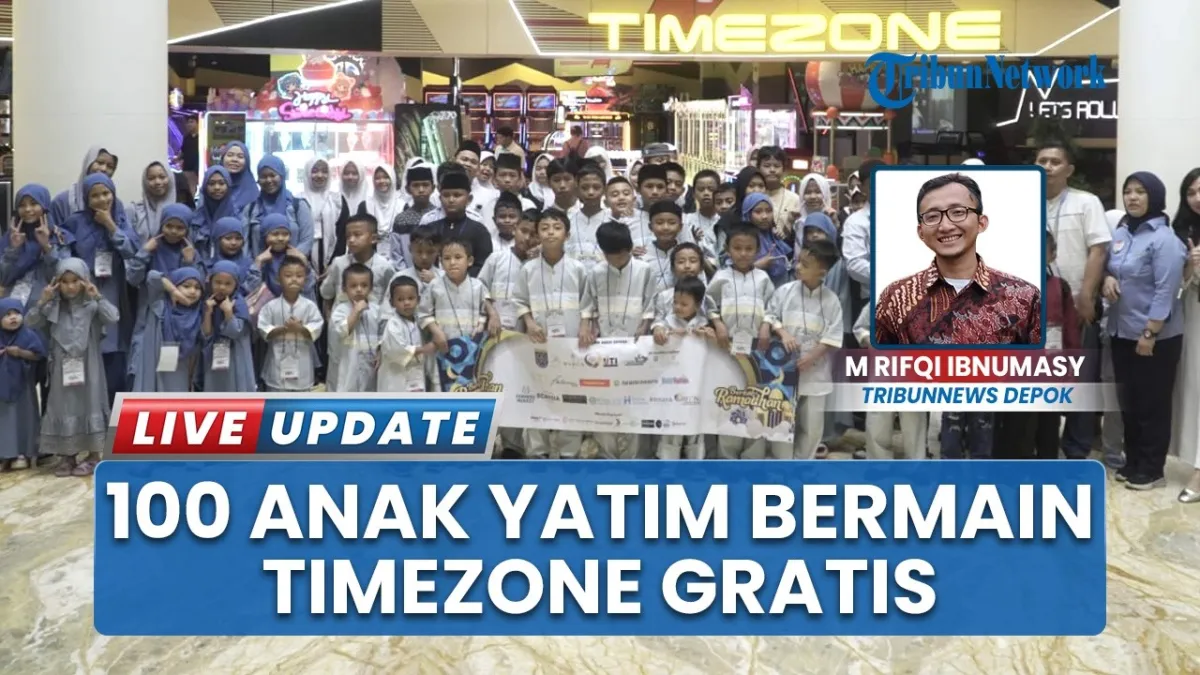 Keceriaan 100 Anak Yatim di Margo City: Bermain dan Nonton Gratis