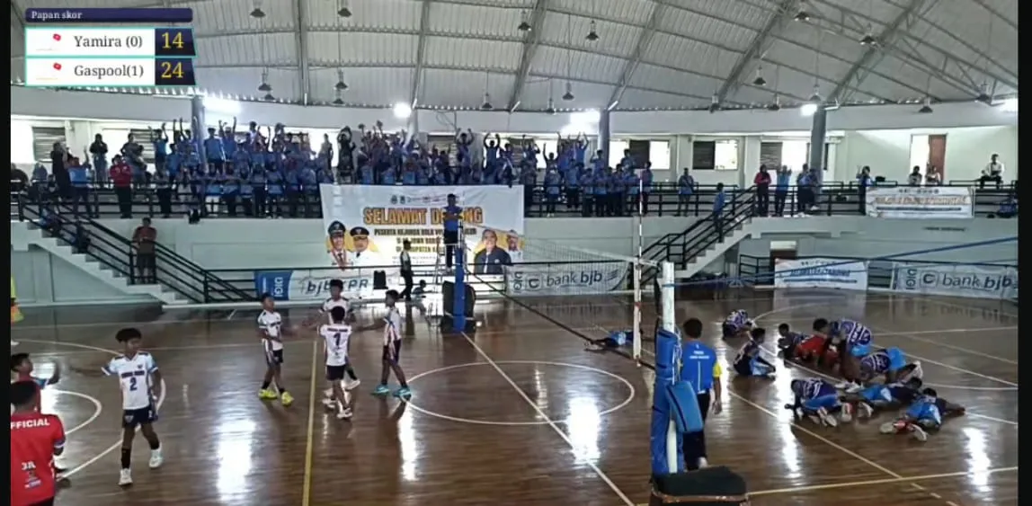 Gaspool Ciamis Raih Gelar Juara Kejurda Voli U-14 Jabar 2026