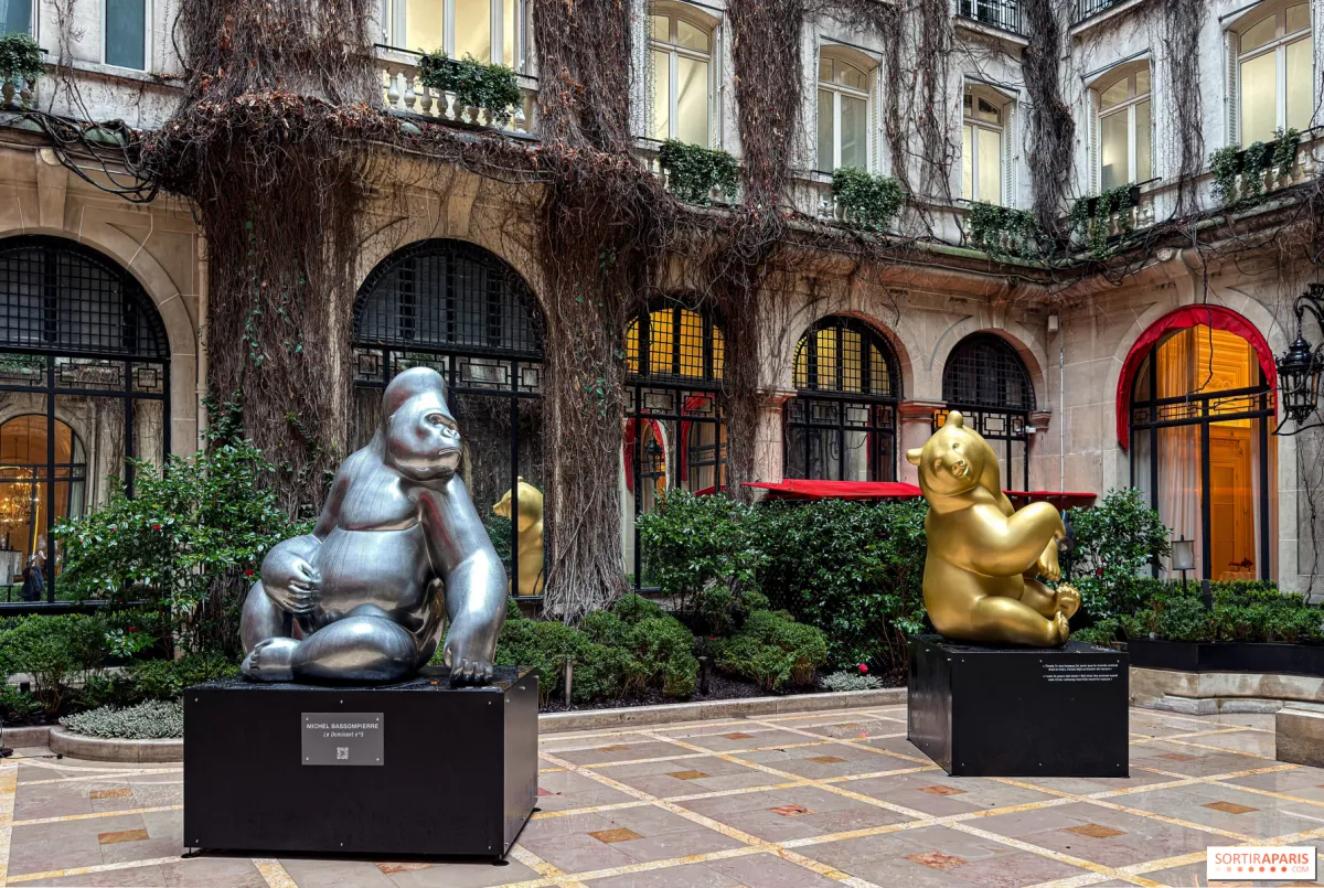 Pameran Patung Binatang Michel Bassompierre di Plaza Athénée