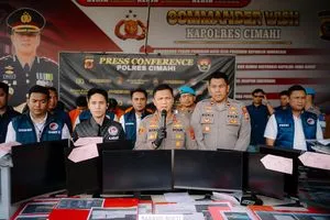 Polres Cimahi Ungkap Jaringan Layanan Pelanggan Judi Online