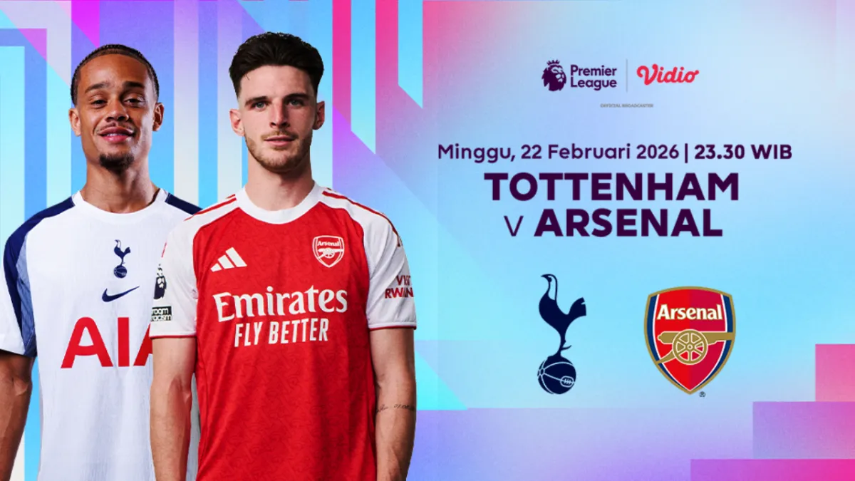 Saksikan Derby London Utara: Tottenham Hotspur vs Arsenal di Vidio