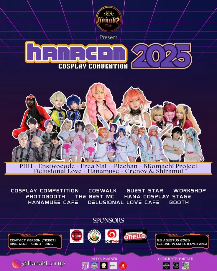 HanaCon 2025 Hadir di Banjarmasin dengan Beragam Acara Pop Culture Jepang
