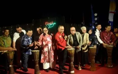 Wagub Krisantus Resmikan Pusat Kuliner Serdam Kalimantan Barat