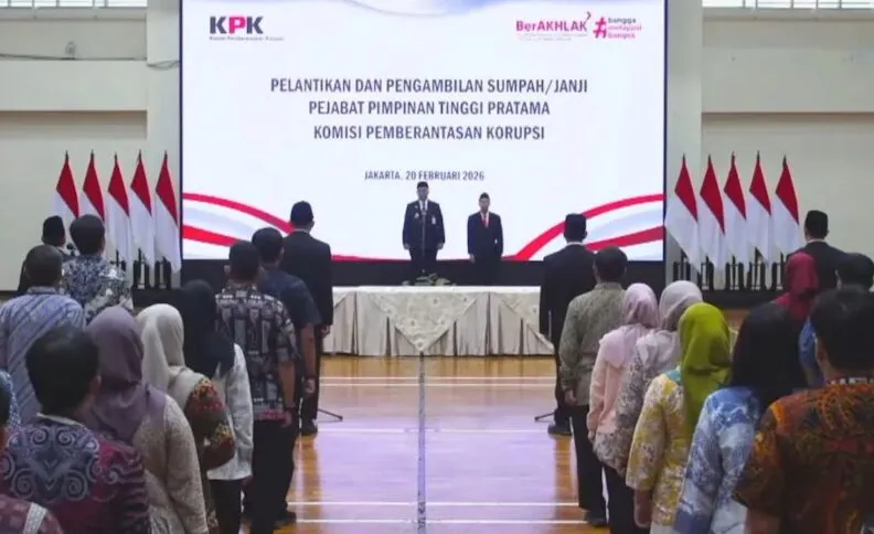 KPK Lantik Enam Pimpinan Tinggi Pratama Termasuk Direktur Penyelidikan