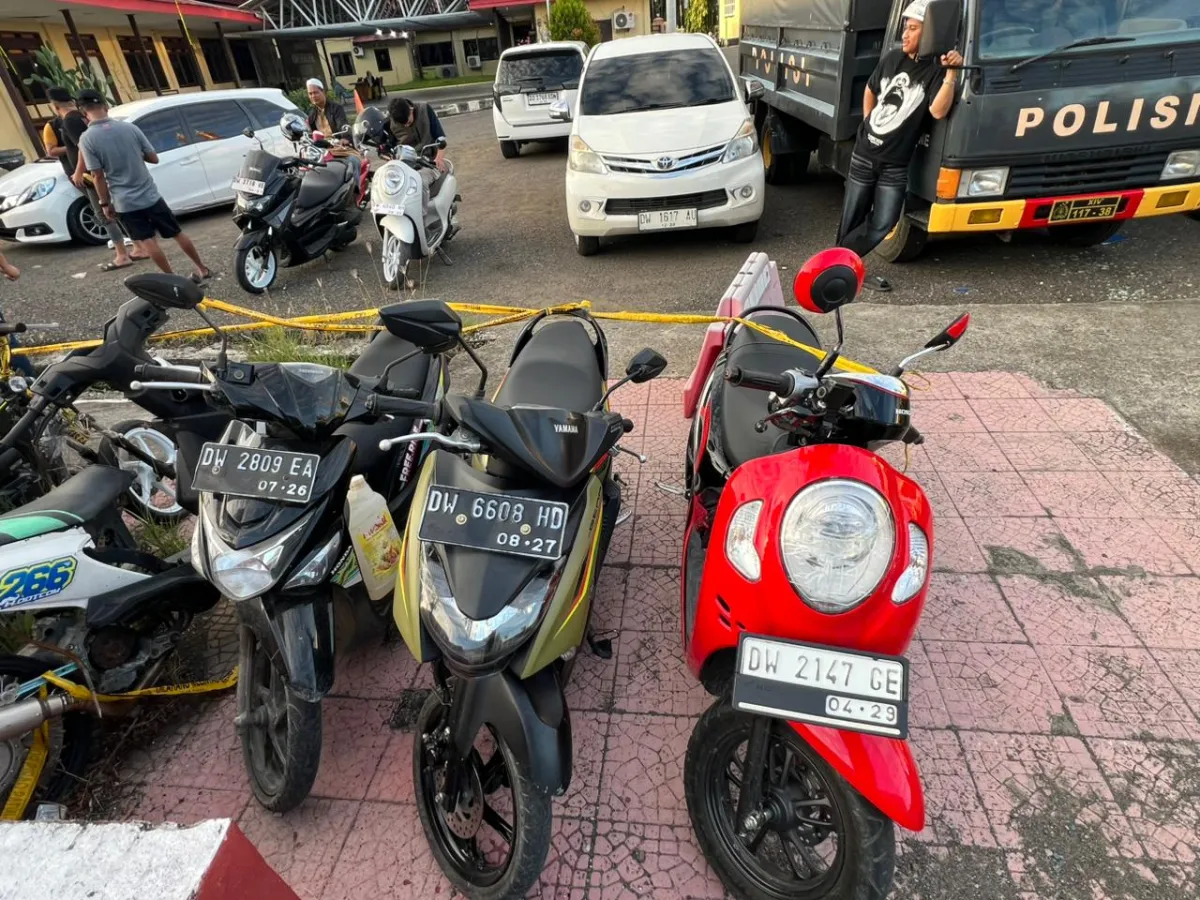 Polres Bone Amankan 10 Motor dari Balap Liar di Jalan Ahmad Yani