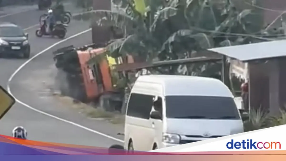 Kecelakaan Truk Muatan Beras di Pinrang Diduga Akibat Rem Blong