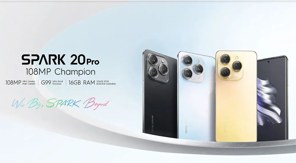 Tecno Spark 20 Pro Diluncurkan Secara Global, Intip Spesifikasinya