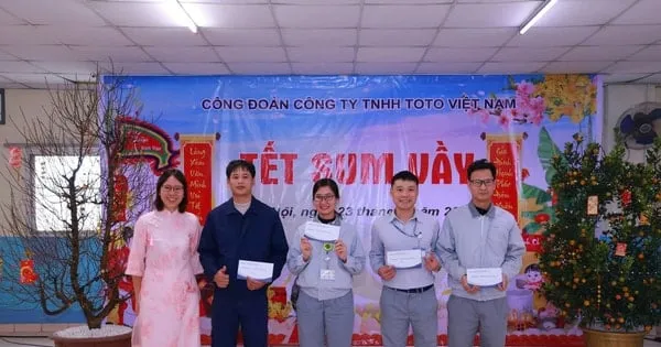 Perusahaan dan Serikat Pekerja Rayakan Tết dengan Kepedulian untuk Karyawan