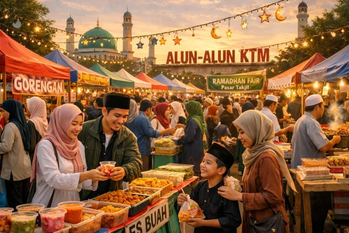 Persiapan Matang Pasar Takjil Ramadhan Fair Dorong Ekonomi UMKM Mamuju Tengah