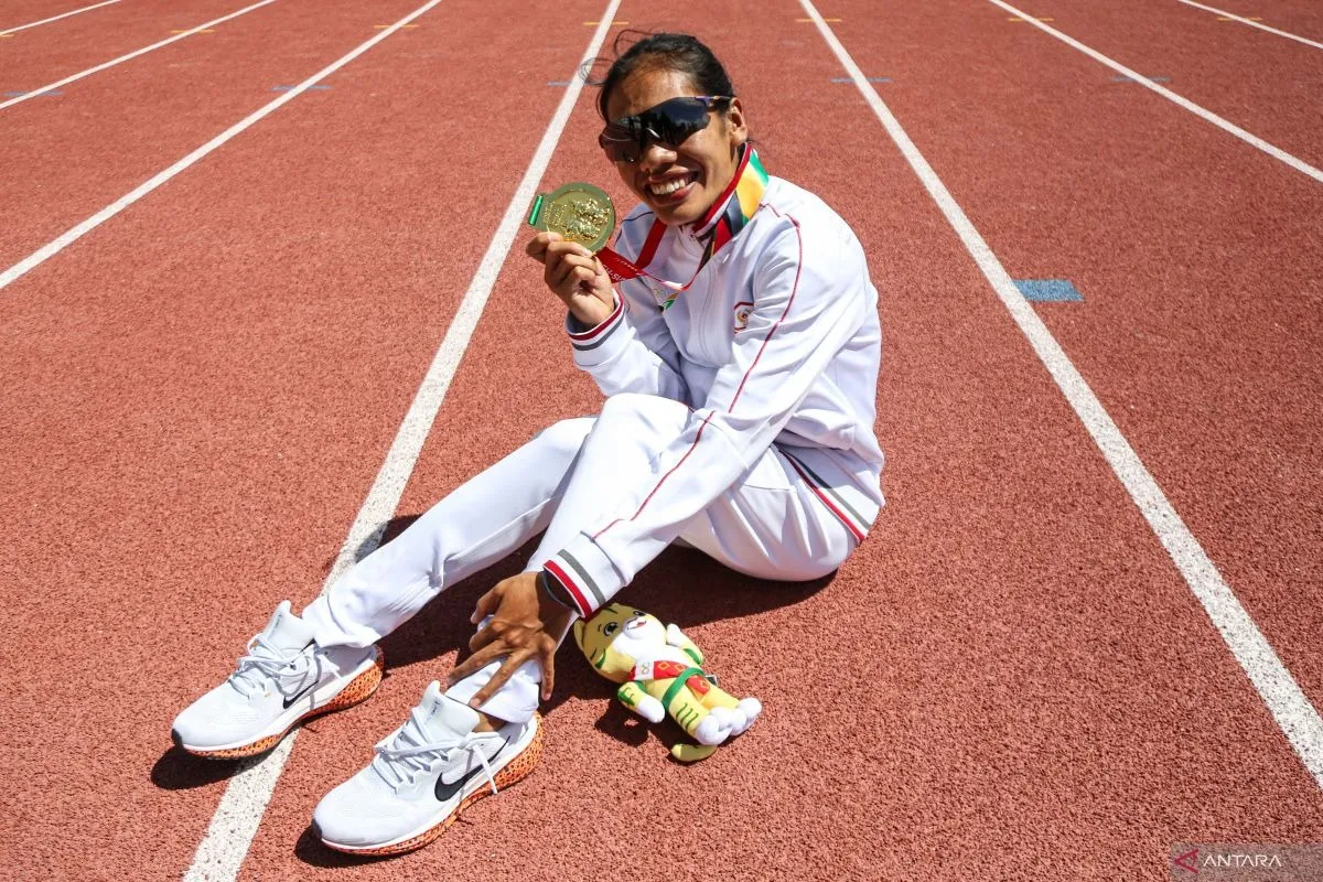 Odekta Naibaho Raih Emas Ketiga Beruntun di Maraton SEA Games 2025
