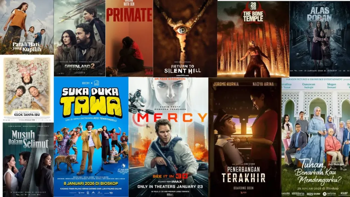 Film Bioskop Januari 2026: Dari Horor hingga Drama yang Wajib Ditonton