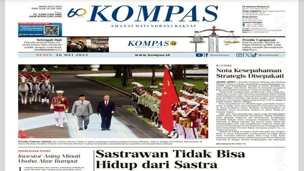 Isu Terkini dalam Harian Kompas: Sastrawan, Kesepakatan Strategis, dan Terorisme Maya