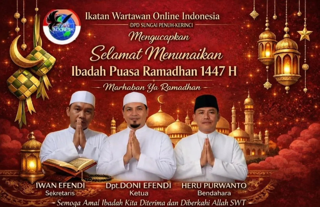 DPD IWOI Sungai Penuh–Kerinci Ucapkan Selamat Menunaikan Ibadah Puasa Ramadhan 1447 H