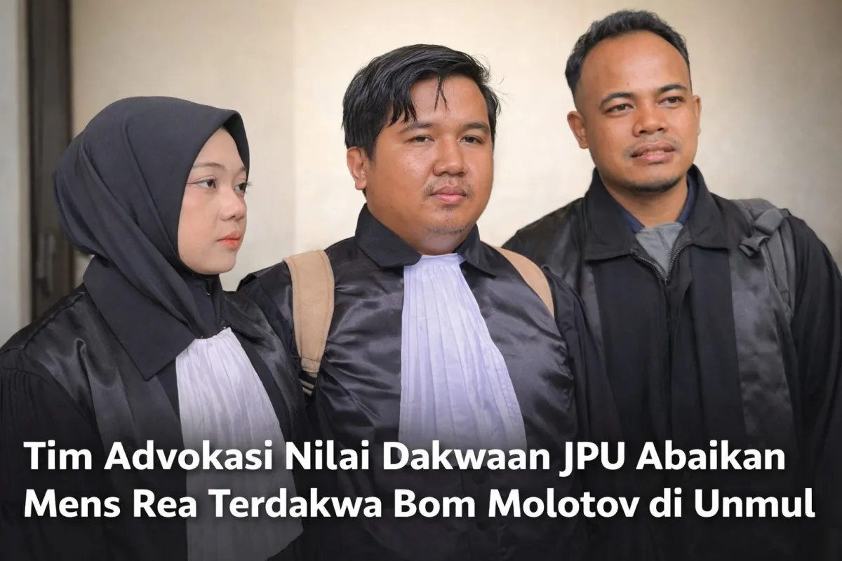 Tim Advokasi Minta Hakim Tangguhkan Kasus Bom Molotov di Universitas Mulawarman
