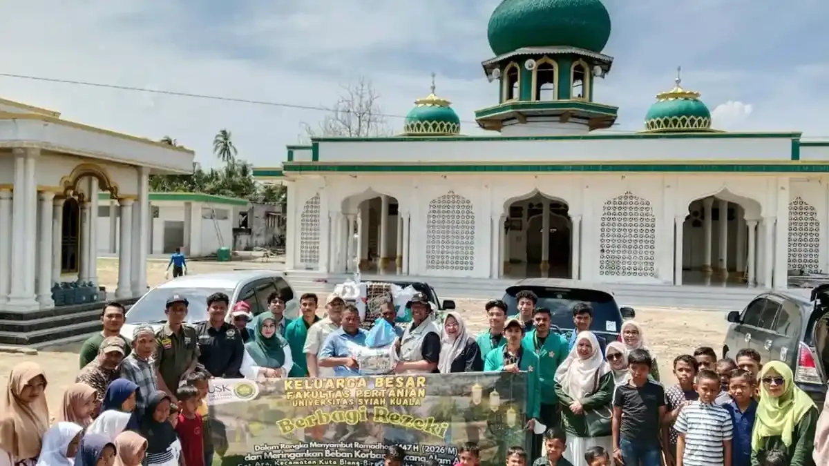 Fakultas Pertanian USK Salurkan Bantuan kepada Korban Banjir Bireuen Menjelang Ramadan