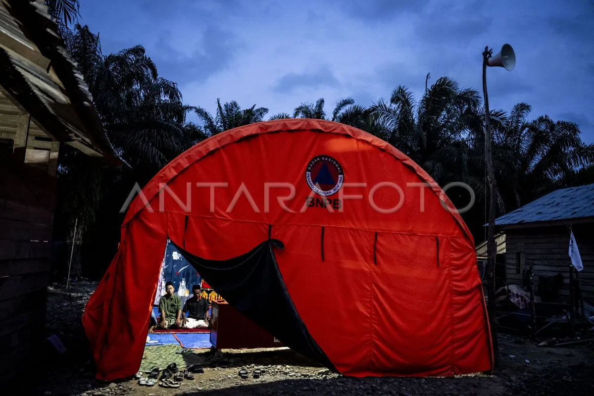 Pengungsi Desa Sahraja Masih Menanti Akses Huntara Pasca Banjir
