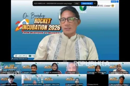 Sandiaga Uno Dorong Kewirausahaan Muda Melalui Program Rocket 2026