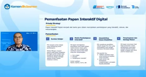 Kemendikdasmen Luncurkan Pelatihan Pemanfaatan Papan Interaktif Digital untuk Transformasi Pembelajaran