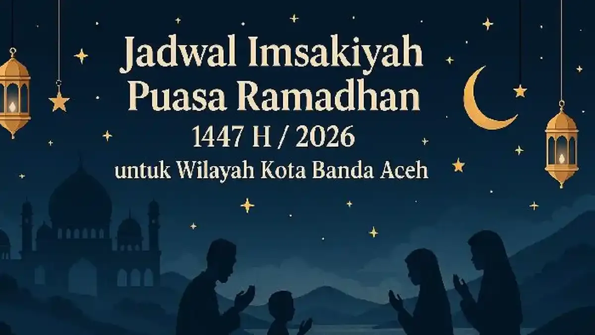 Jadwal Buka Puasa di Banda Aceh Hari Ini, 20 Februari 2026