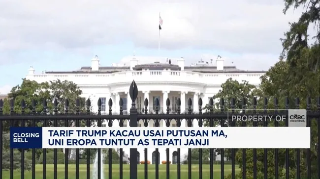 Uni Eropa Desak AS Patuhi Komitmen Perdagangan Setelah Pembatalan Tarif Trump