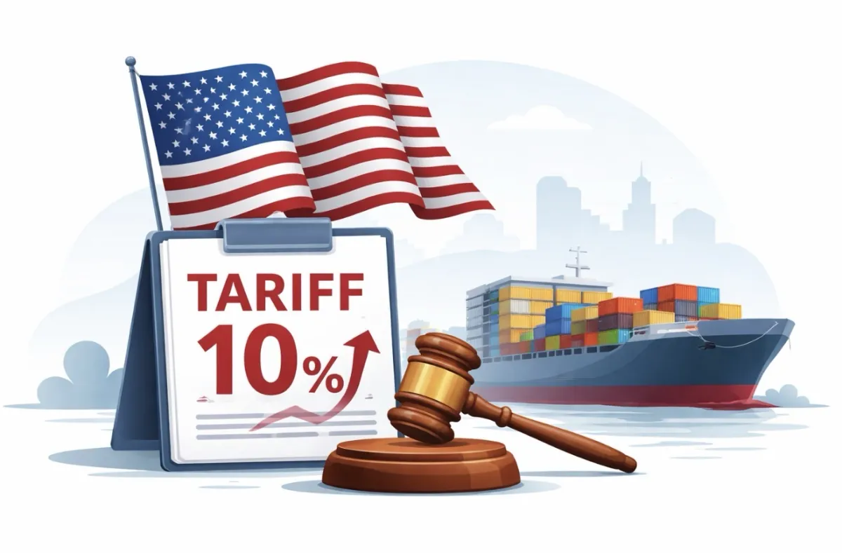 Trump Terapkan Bea Masuk Global 10% Setelah Pembatalan Tarif Lama oleh MA AS