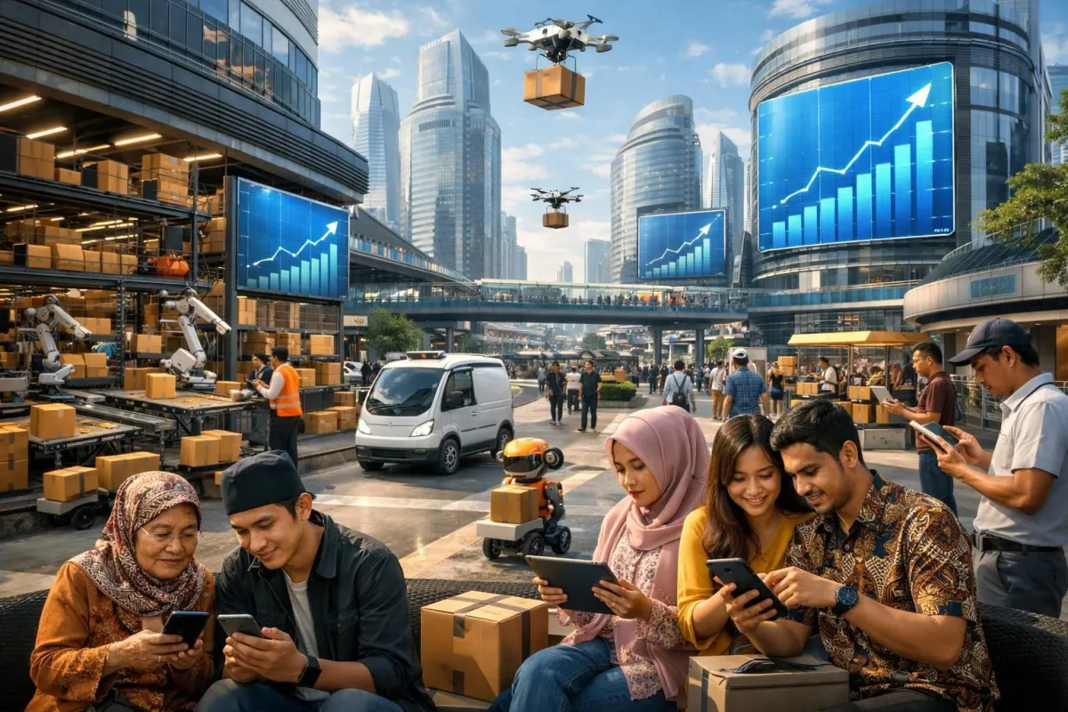 Jawa Mempertahankan Dominasi Sebagai Pusat Pertumbuhan E-Commerce Indonesia 2026