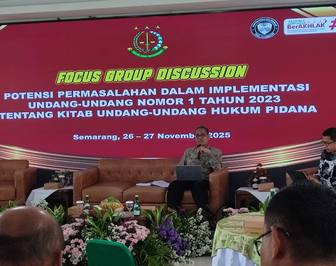 Guru Besar Undip Bahas Perubahan Paradigma Penuntutan Jaksa dalam KUHP Baru