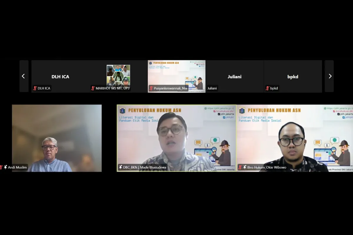 ASN DKI Jakarta Tingkatkan Literasi Digital dan Etika Bermedsos