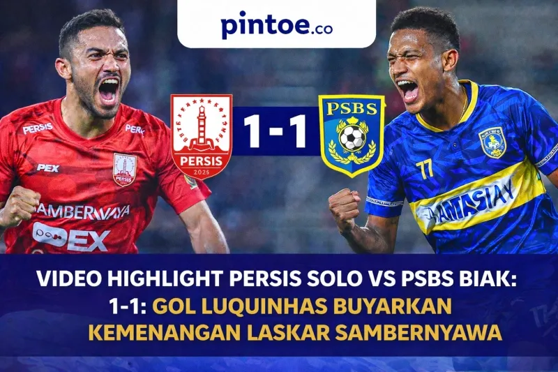 Persis Solo Terpaksa Puas dengan Hasil Imbang Melawan PSBS Biak