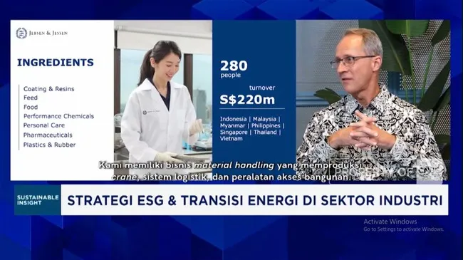 Perusahaan Asing Tawarkan Solusi ESG dan Transisi Energi untuk Industri RI
