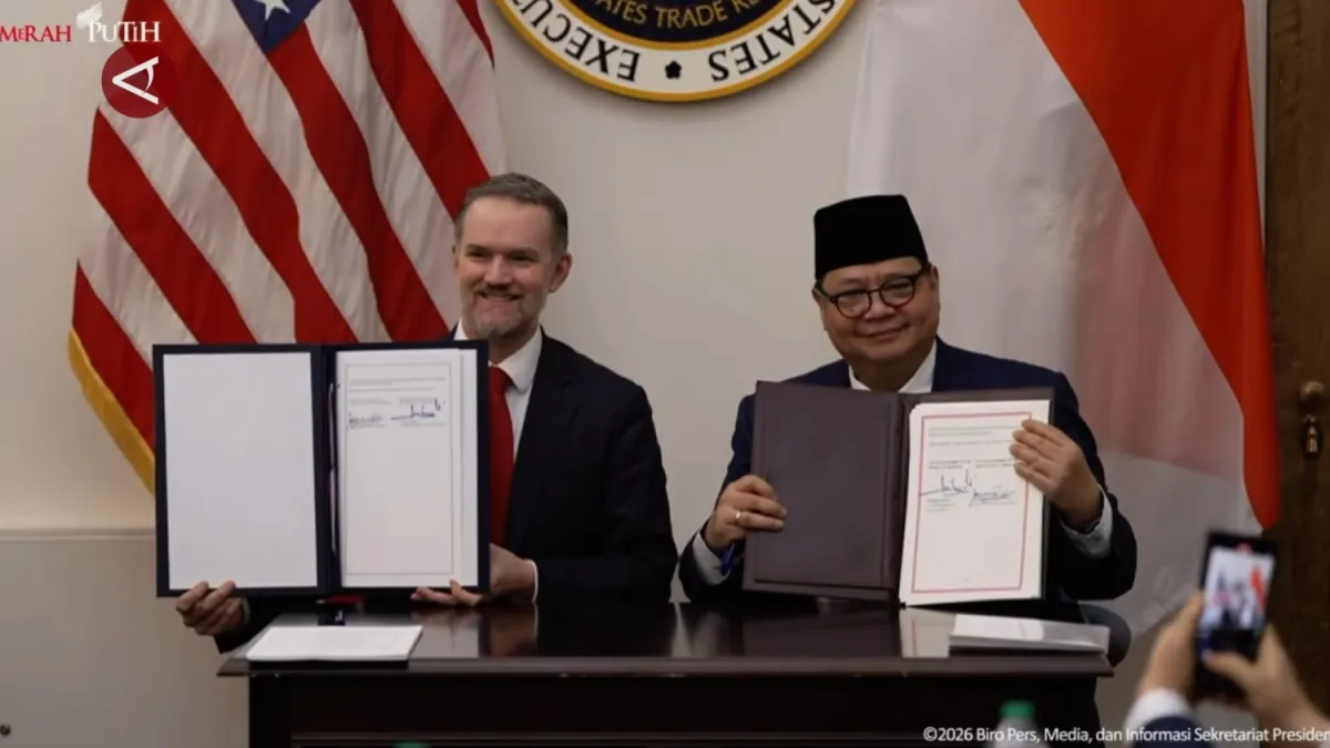 Indonesia dan AS Teken Perjanjian Perdagangan untuk Turunkan Tarif