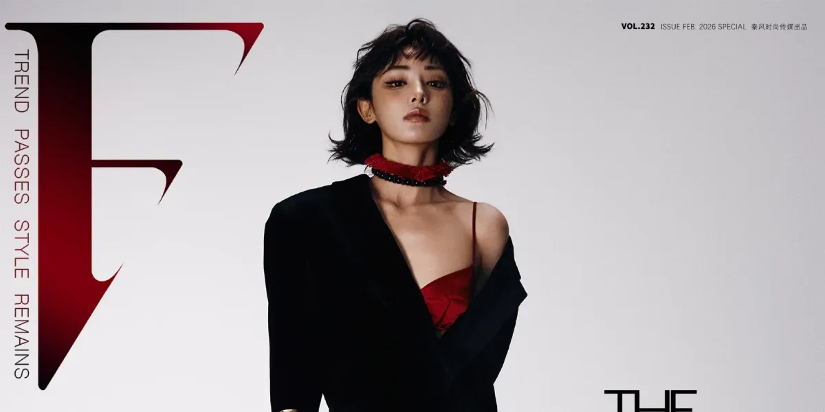 Peng Xiaoran Tampilkan Gaya Retro Futuristik di Sampul F Fashion Magazine