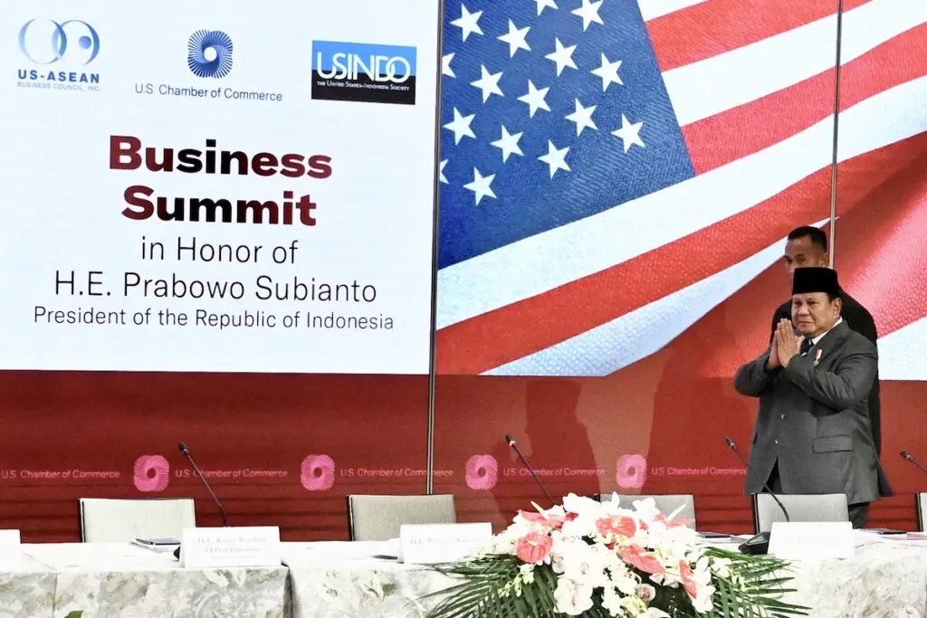 Presiden Prabowo Tegaskan Kerjasama Ekonomi Indonesia-AS di Washington DC